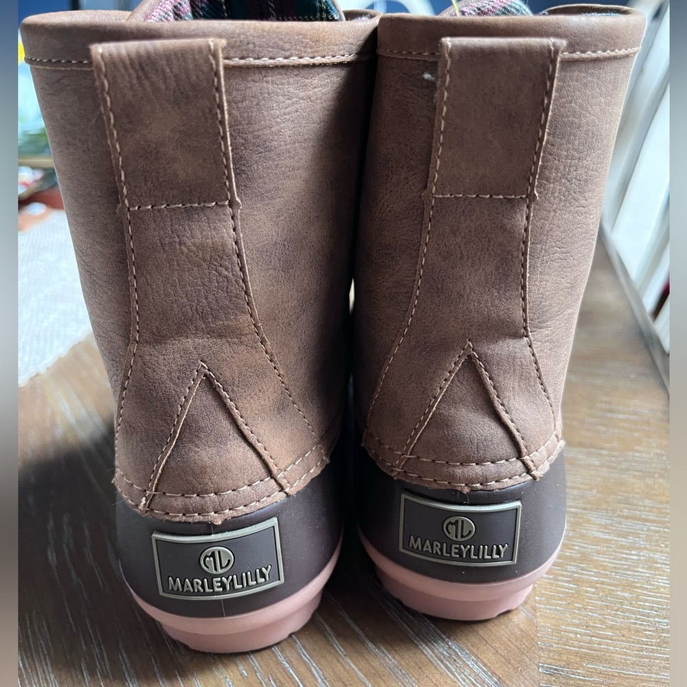 Marley Lilly Duck Boots Brown size 7 - Picture 6 of 9